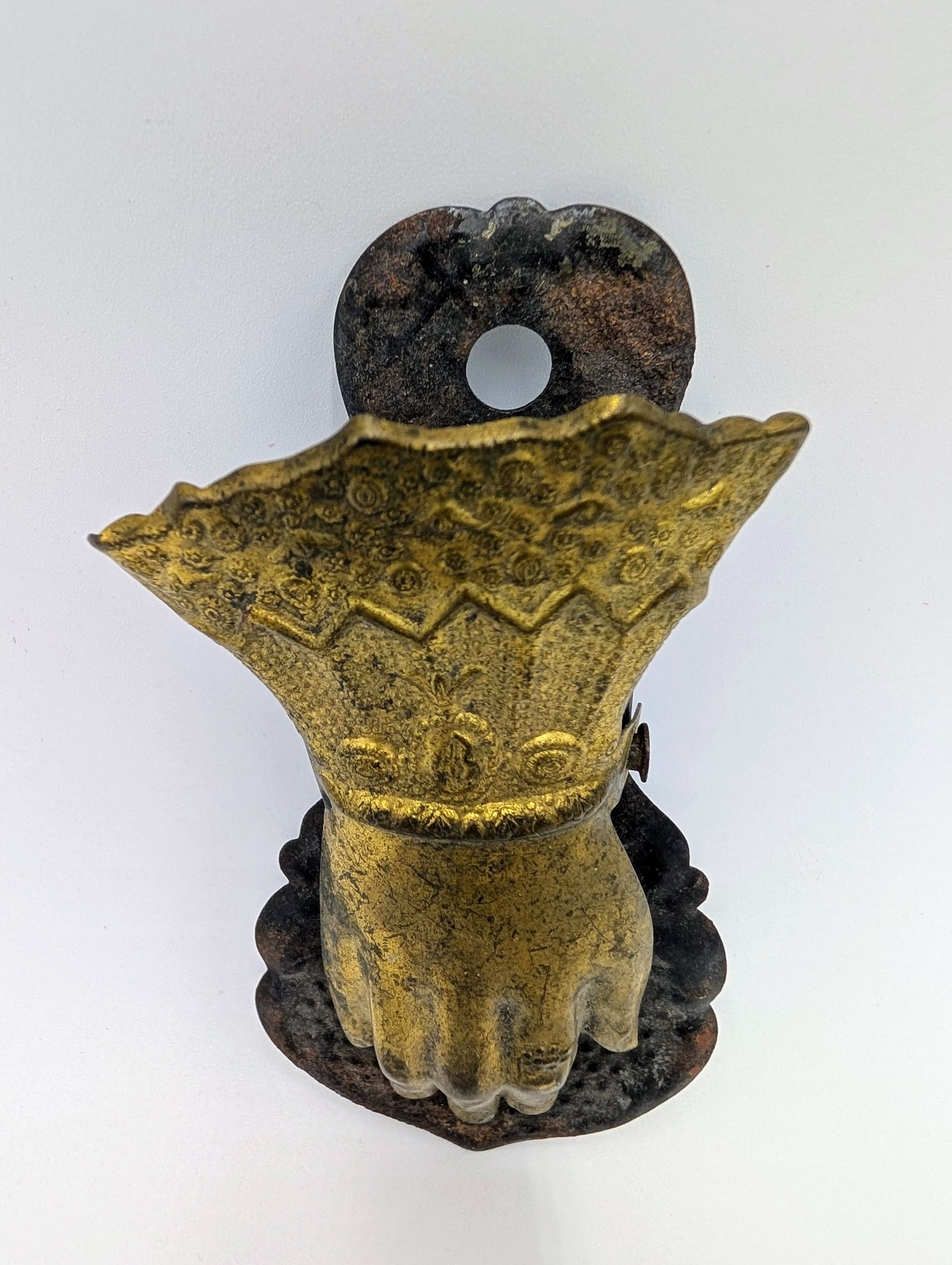 Thumbnail for Antique Brass & Iron Hand 