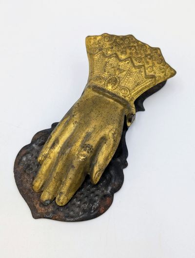 Antique Brass & Iron Hand 