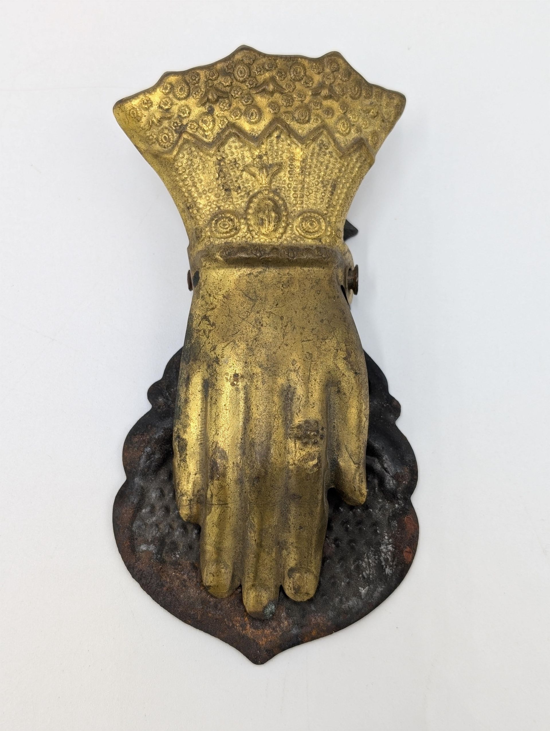 Thumbnail for Antique Brass & Iron Hand 