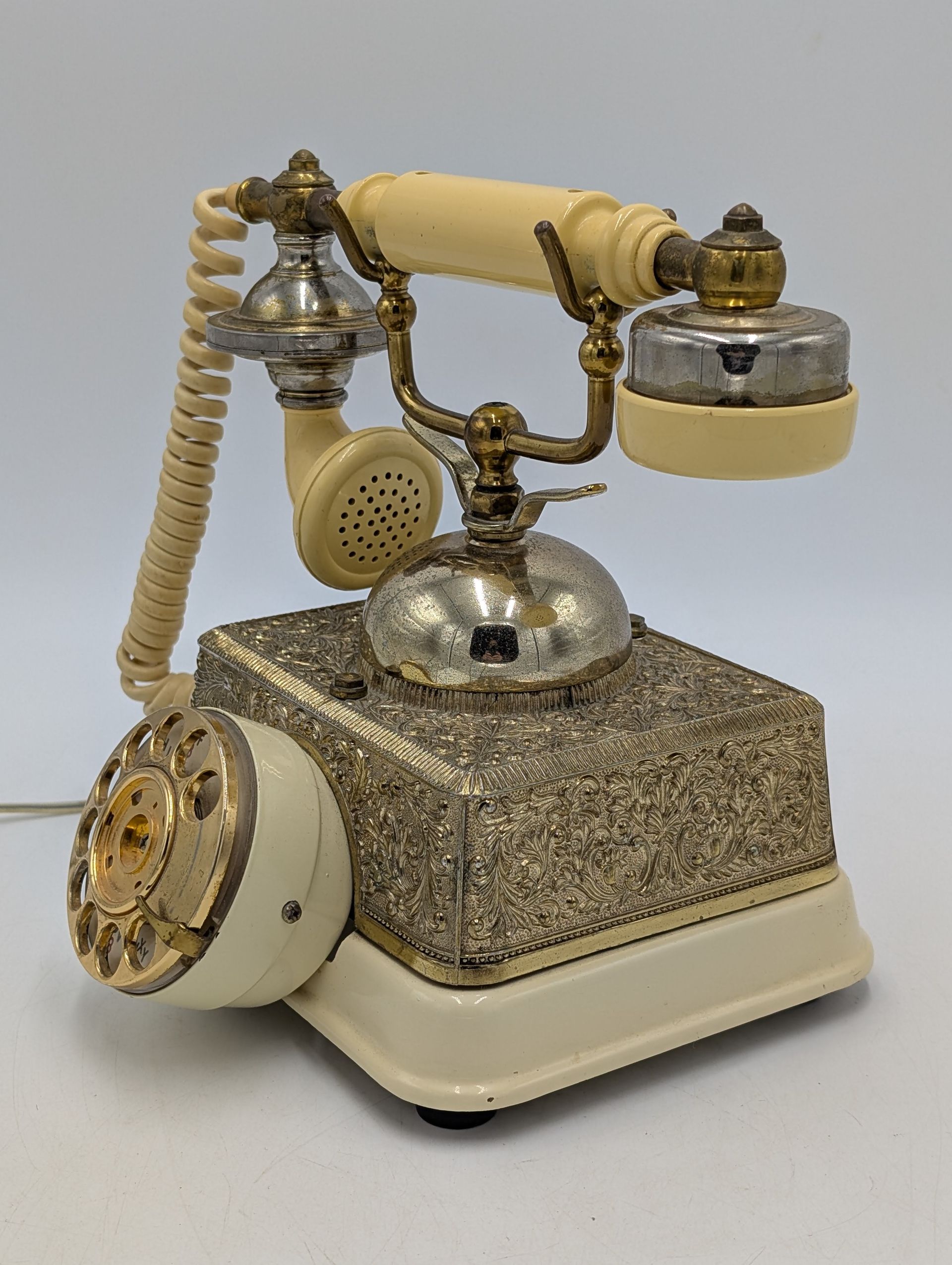 Thumbnail for Vintage French Victorian Style Reproduction Rotary Phone