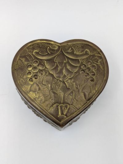 Solid Brass Trinket Box